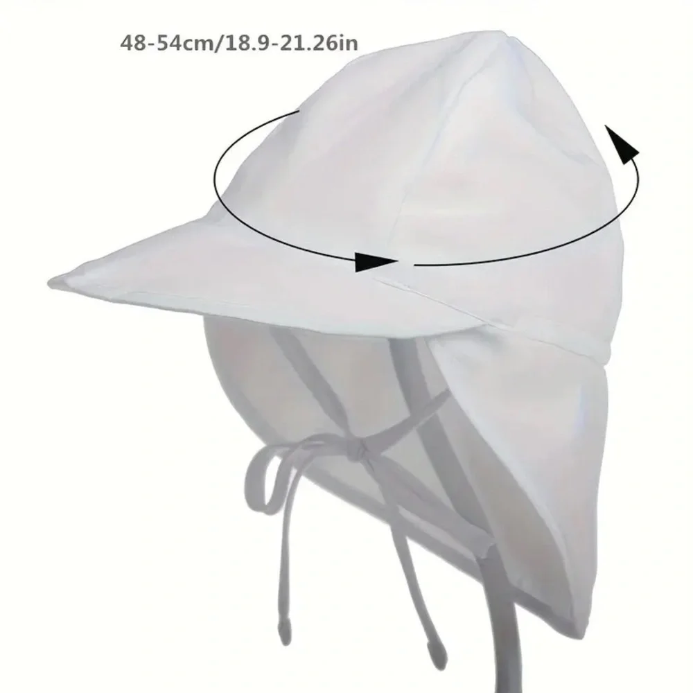 New blue sun protection hat baby toddler small